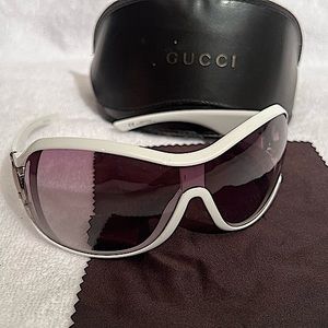 Gucci Sunglasses GG2918/S GTJUU 105 - White horsebit logo